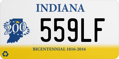 IN license plate 559LF