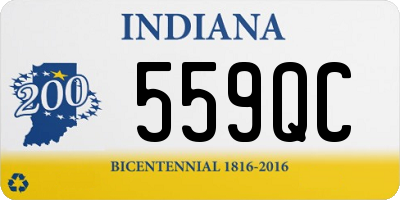 IN license plate 559QC