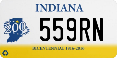 IN license plate 559RN