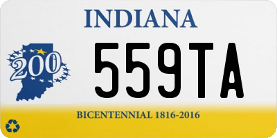 IN license plate 559TA