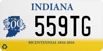 IN license plate 559TG