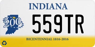 IN license plate 559TR