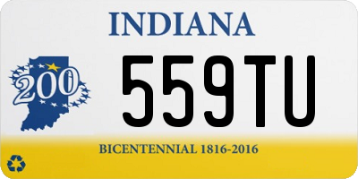 IN license plate 559TU