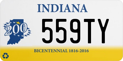 IN license plate 559TY