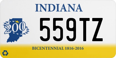 IN license plate 559TZ