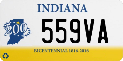 IN license plate 559VA