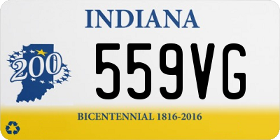 IN license plate 559VG