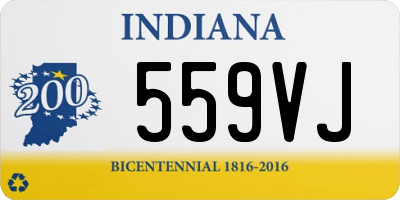 IN license plate 559VJ