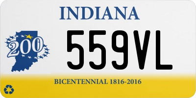 IN license plate 559VL