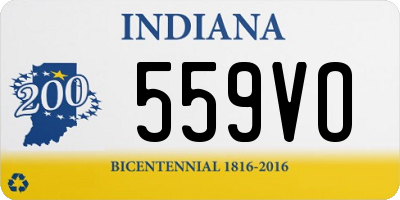 IN license plate 559VO