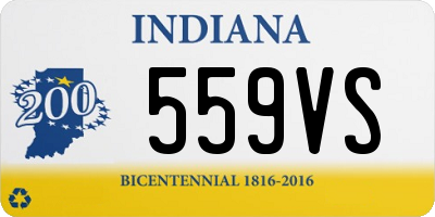 IN license plate 559VS