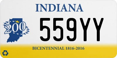 IN license plate 559YY