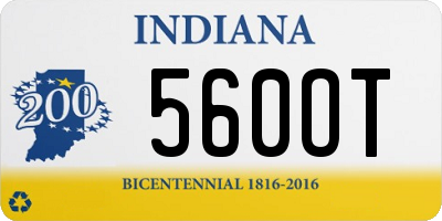 IN license plate 560OT