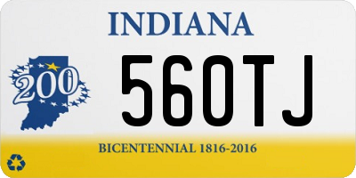 IN license plate 560TJ