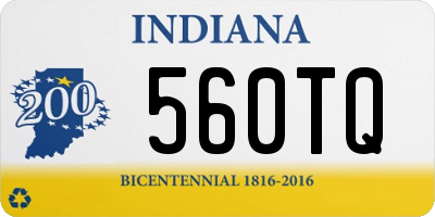 IN license plate 560TQ