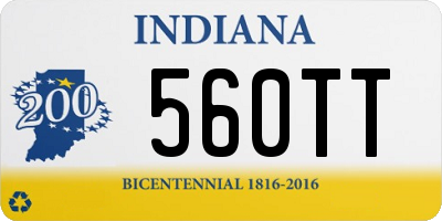 IN license plate 560TT