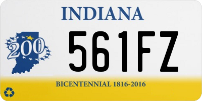 IN license plate 561FZ