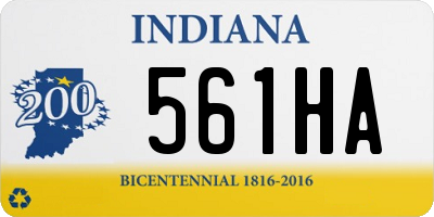 IN license plate 561HA