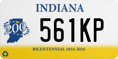 IN license plate 561KP