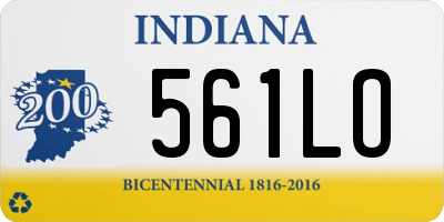 IN license plate 561LO