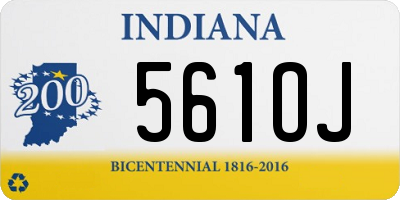 IN license plate 561OJ