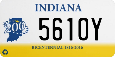 IN license plate 561OY