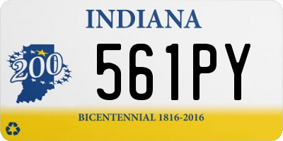 IN license plate 561PY