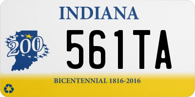 IN license plate 561TA