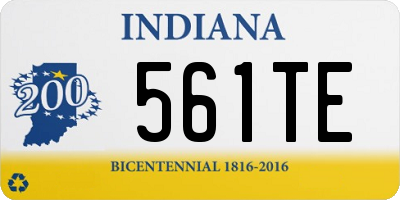 IN license plate 561TE