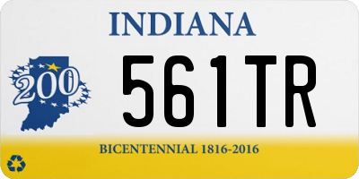 IN license plate 561TR