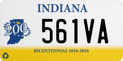 IN license plate 561VA