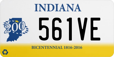 IN license plate 561VE