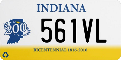 IN license plate 561VL