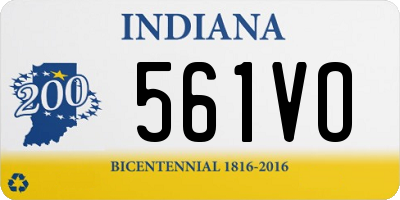 IN license plate 561VO