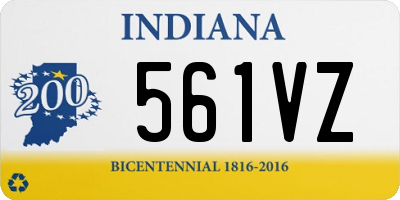 IN license plate 561VZ