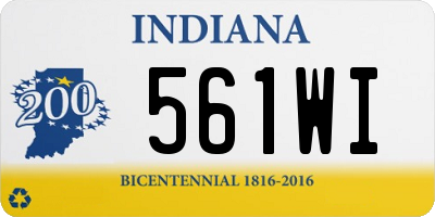 IN license plate 561WI