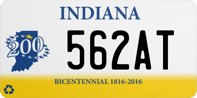 IN license plate 562AT