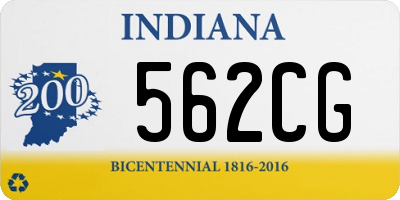 IN license plate 562CG