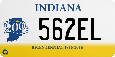 IN license plate 562EL