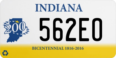 IN license plate 562EO