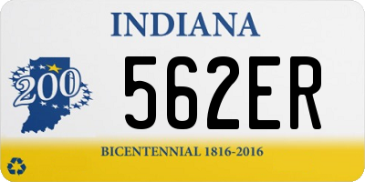 IN license plate 562ER