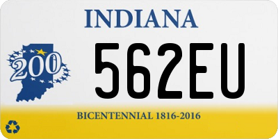 IN license plate 562EU