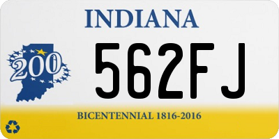 IN license plate 562FJ