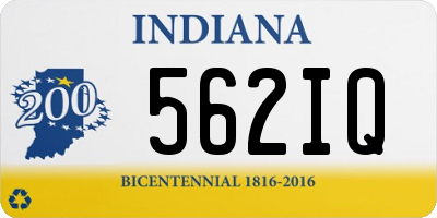 IN license plate 562IQ