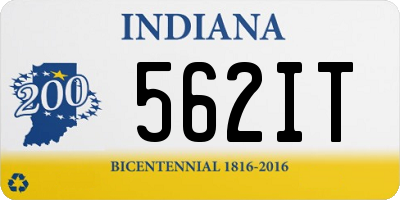 IN license plate 562IT