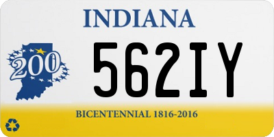 IN license plate 562IY