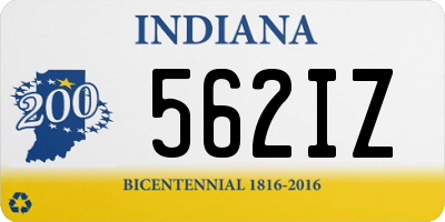 IN license plate 562IZ