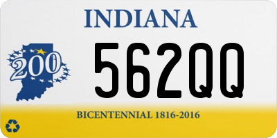 IN license plate 562QQ
