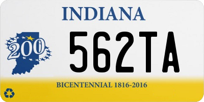 IN license plate 562TA