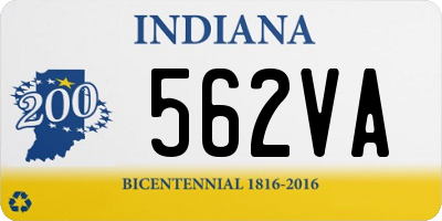 IN license plate 562VA